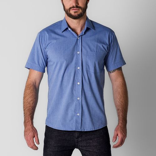 Camisa Fil Pro Manga Curta Masculina Azul Royal