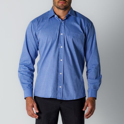 Camisa Fil Pro Manga Longa Masculina Azul Royal
