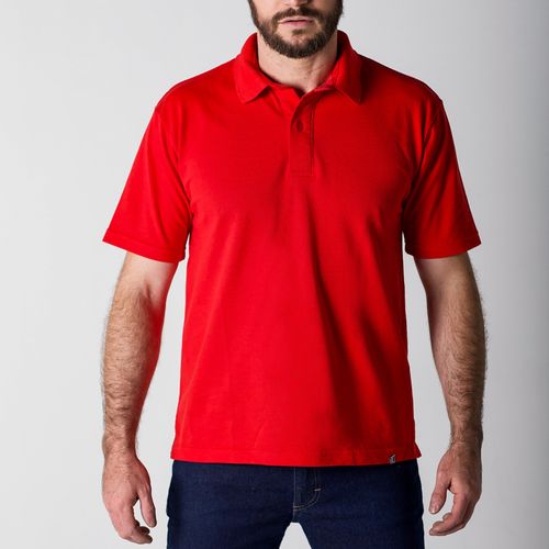Camisa Polo Piquet Masculina Vermelha