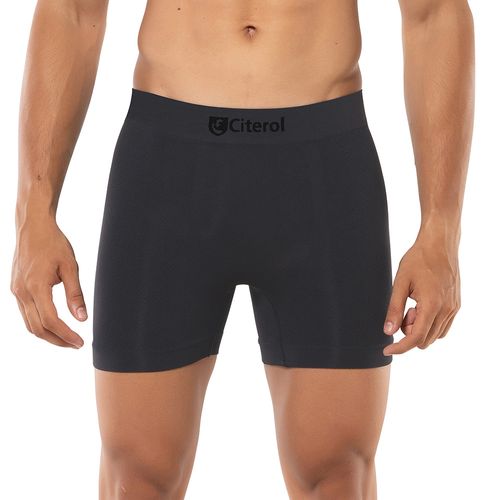 Cueca Boxer De Microfibra Cinza Citerol Plus Size