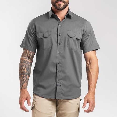 Workshirt Camisa Titan Air Pro Cinza