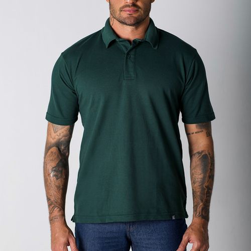 Camisa Polo Piquet Verde Musgo Citerol
