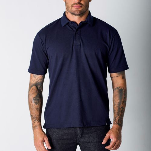 Camisa Polo Piquet Azul Marinho Citerol