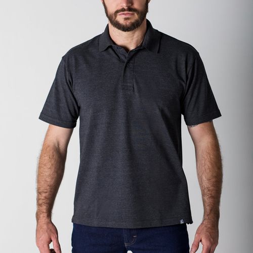 Camisa Polo Piquet Cinza Chumbo Citerol