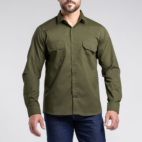 Workshirt Camisa Titan Air Pro Verde Manga Longa