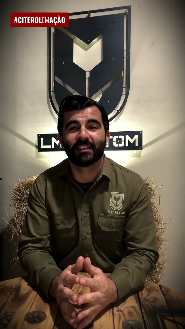 Lucas, LM Custom, em depoimento em vídeo sobre os uniformes Citerol